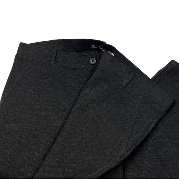 Betabrand Savile Ribbed Straight Leg Yoga Dress Work Pants Charcoal Black 2XL - Picture 5 of 11